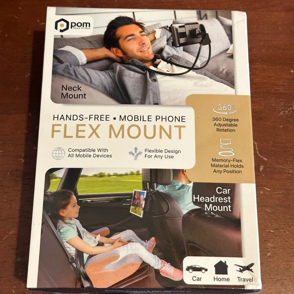 Pom Hands Free Mobile Phone Flex Mount